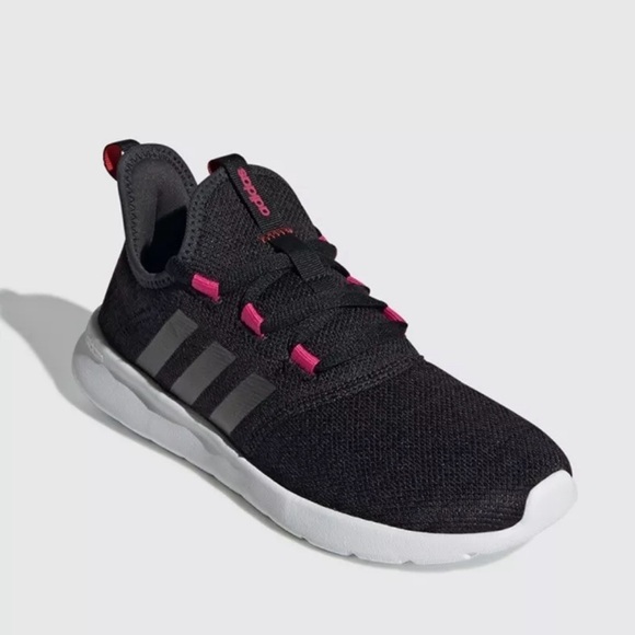 Adidas Cloudfoam Pure 2.0 Women Casual Black Sneakers Size 7.5 - Picture 1 of 13